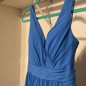 Azazie blue jay Kora Dress